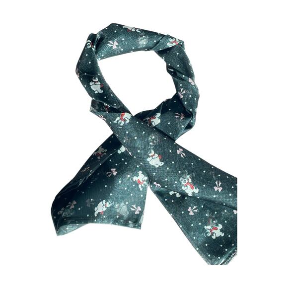 Frosty X Unique Vintage Scarf holiday Collectible Retro, 50s - Picture 3 of 3